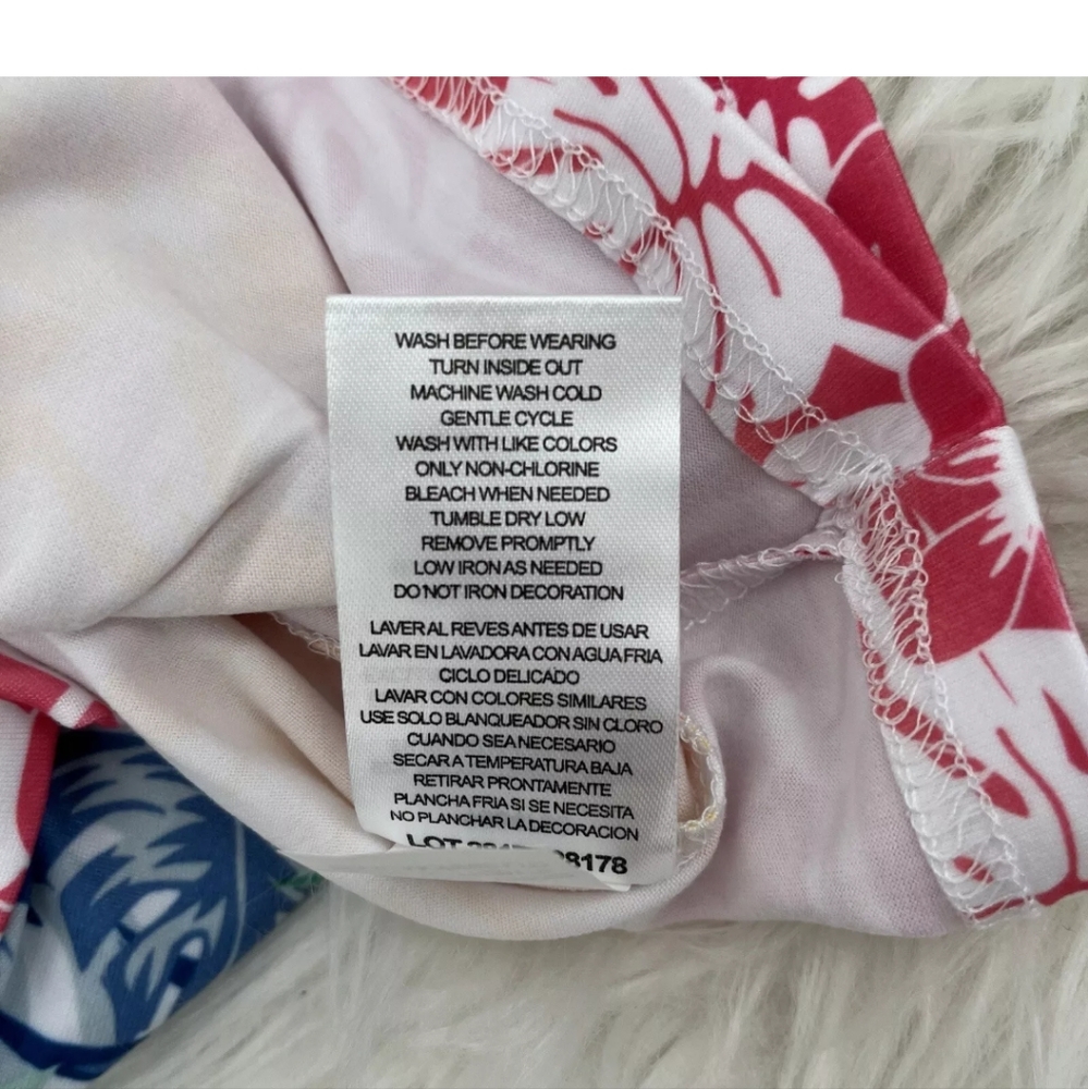New TOMMY BAHAMAS 2 Pack Floral Dresses Girls Kids' 2-pack Dress Pink Size 6 NWT - Picture 5 of 13